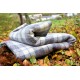 Grey & Cream heavy Welsh blanket  NL96
